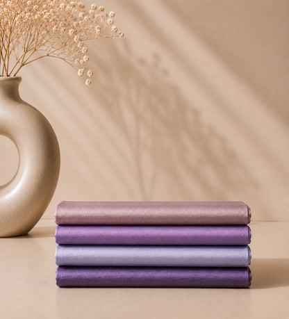 Crinkled Satin Chiffon Scarf