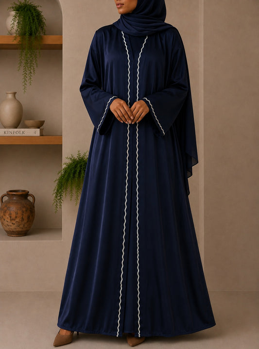 Midnight Wave Abaya Set