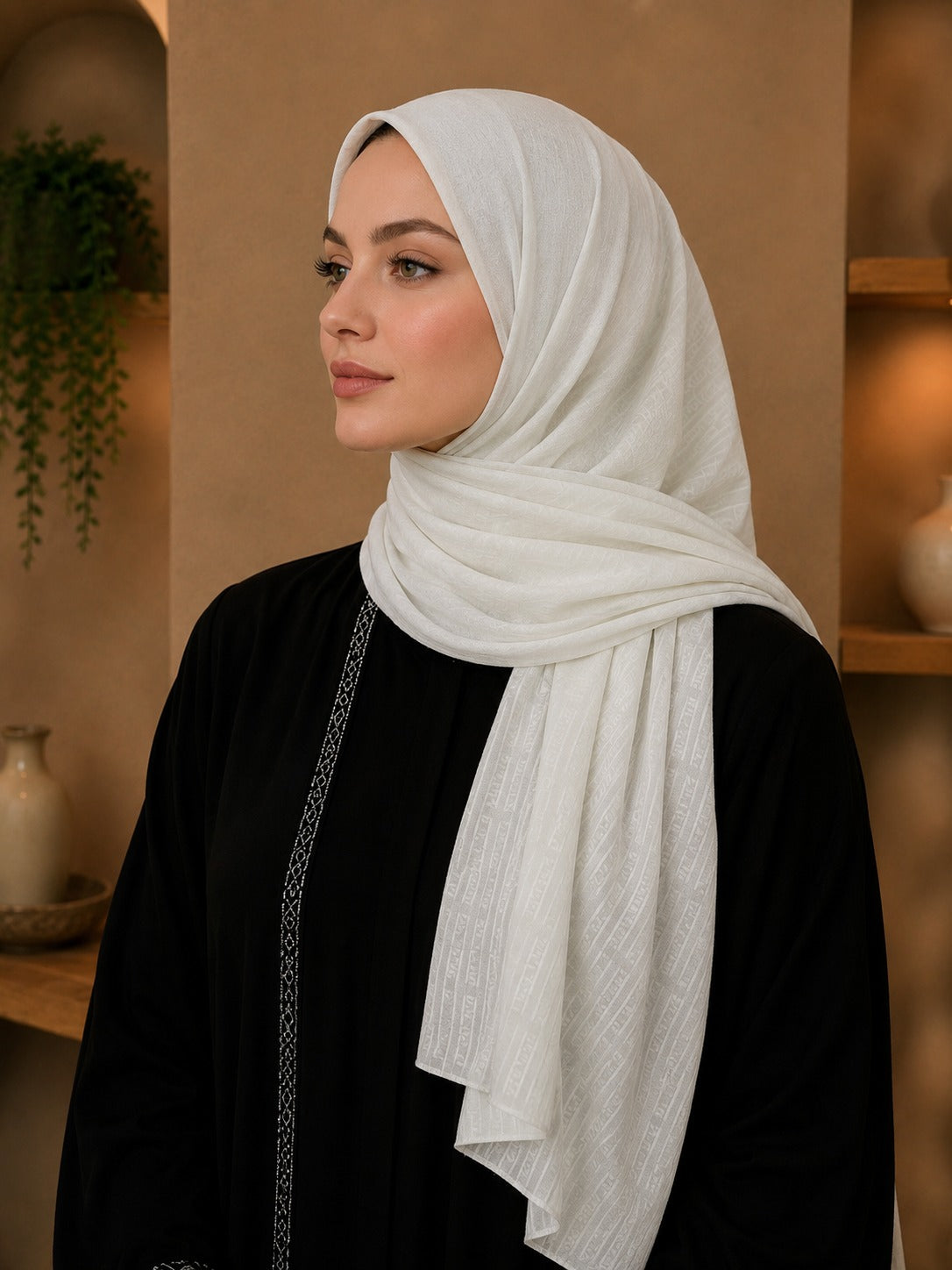 Stamped Jersey Hijab